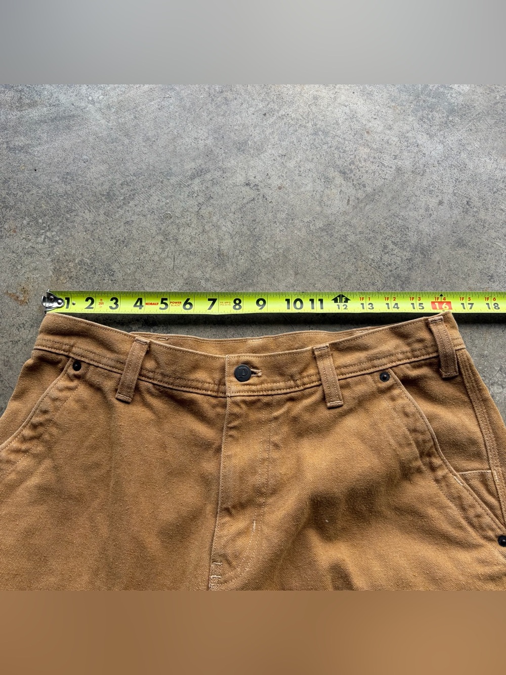 Vintage Patagonia Forge Hemp Canvas Cargo Shorts Brown Outdoor - Picture 5 of 8